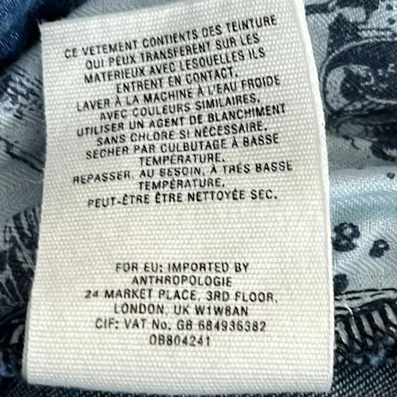 Pilcro by Anthropologie High Rise Bootcut Jeans - Size 25 Petite - Picture 8 of 8